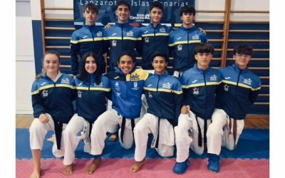 Campeonato de Canarias cadete, júnior y sub 21 organizado por la Federación Canaria de Karate.